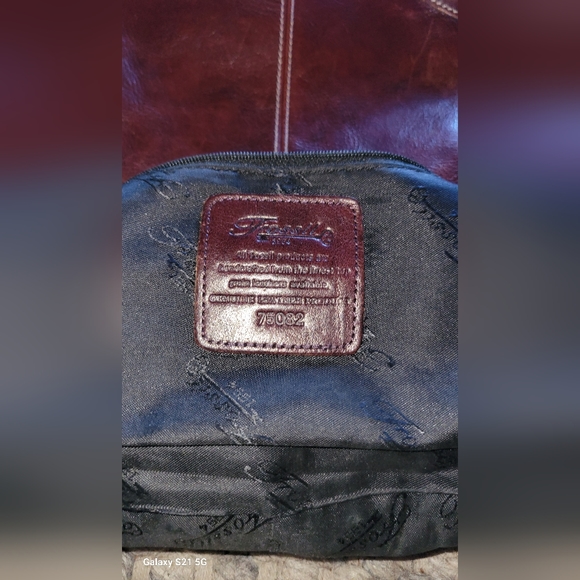 Vintage Leather Fossil Bag - Picture 5 of 6